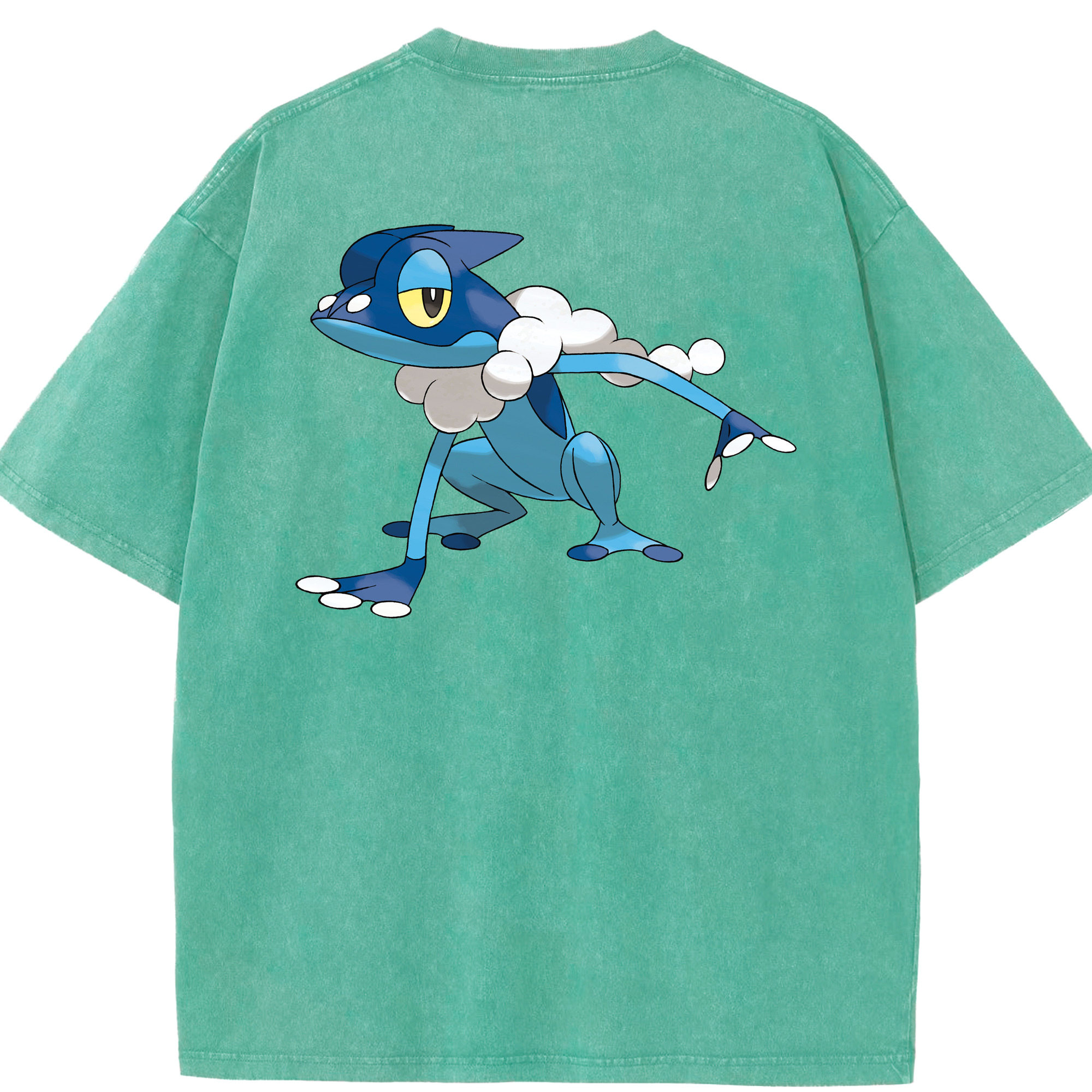 （画像用） ポケットモンスター Pokémon 綿100% ヴィンテージ風 半袖Tシャツ（背面プリント）